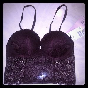Burgundy Bralette top